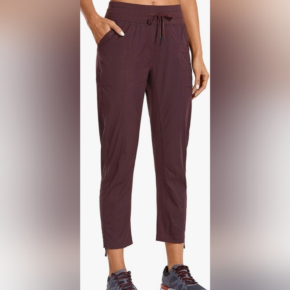 CRZ YOGA Women's Burgundy Pants